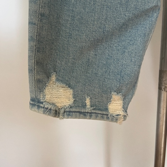 Mother Jean's Distressed, 'TomCat 26 high waist, straight leg, button fly, - Picture 2 of 6